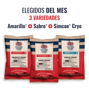 Amarillo + Sabro + Simcoe Cryo | Combo 3 Variedades YCH - Bucarest. Ser único, Ser Craft