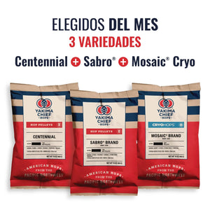 Centennial + Sabro + Mosaic Cryo | Combo 3 Variedades YCH - Bucarest. Ser único, Ser Craft