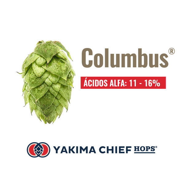 Lúpulo Columbus YCH 5kg. Alto contenido de alfa ácidos
