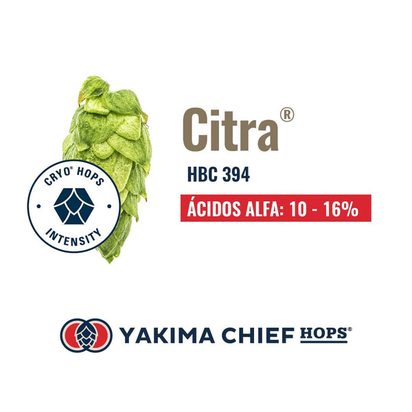 Lúpulo Cryo Citra YCH 454g - Bucarest. Ser único, Ser Craft