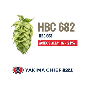 Lúpulo HBC 682 YCH 5kg - Bucarest. Ser único, Ser Craft