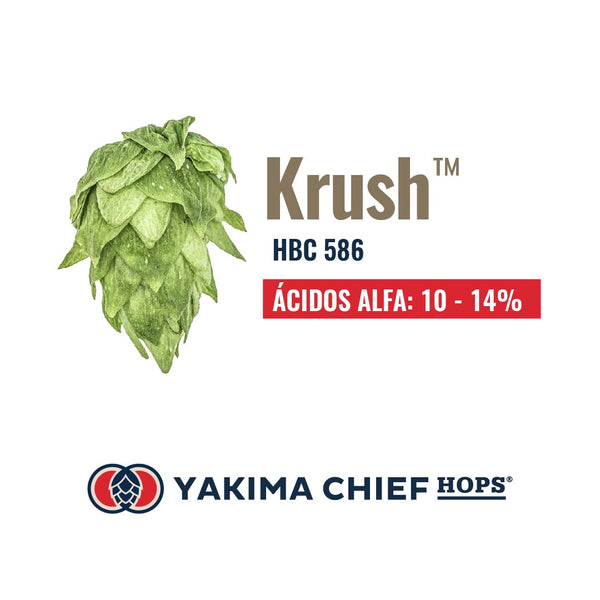Lúpulo Krush YCH 5kg - Bucarest. Ser único, Ser Craft