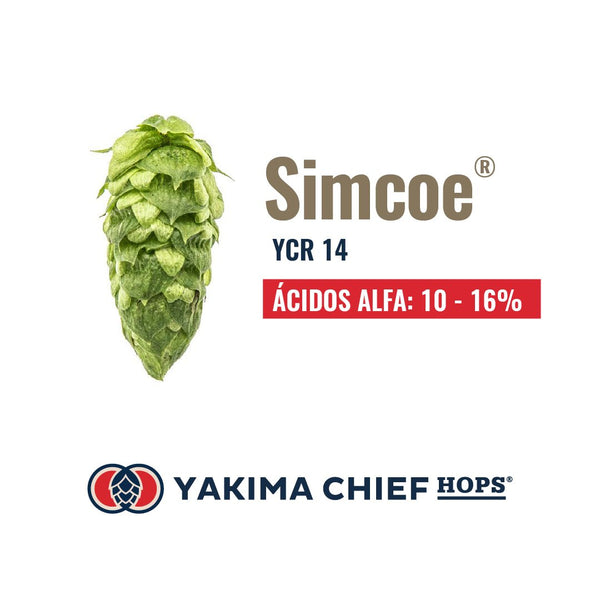 Lúpulo Simcoe® Brand YCH 5Kg - Bucarest. Ser único, Ser Craft